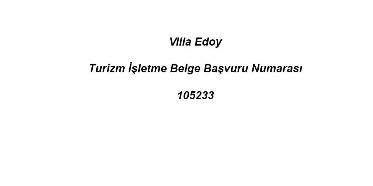 Villa Edoy 93
